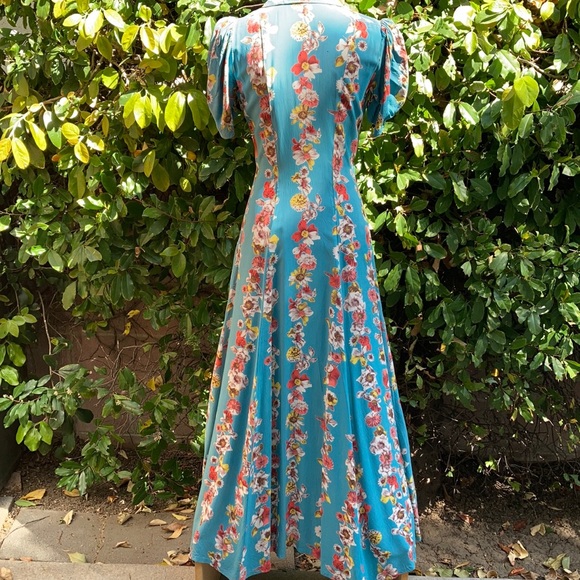 1940’s Silk Maxi - Picture 3 of 6